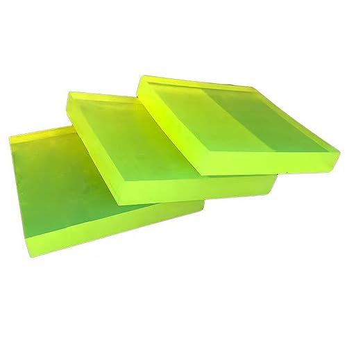 Feuille polyuréthane 75A 100x100mm en lot de 3 pièces pour découpe sur mesure