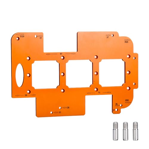 複数の素材に対応した木工ホールカッターテンプレートスロッティングテンプレートプロやクラフト愛好家向けに作られたアクセサリー