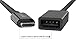 Amazon Basics Adapterkabel-Konverter für USB 3.1 USB-C-auf-USB-A Stecker, 5 Gbit/s High-Speed, USB-IF-Zertifiziert, für Laptops, Tablets, Telefone (iPhone 16/15), 5.5 in, Schwarz