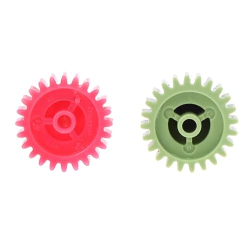 Image of Chuancheng Side Brush Motor Snap Gear for ECOVACS DEEBOT OZMO 950 /920 / N5 / N8 T5 / T9 / T8 Robot Vacuum Cleaner Accessory Spare Parts, Red Gear*1, Green Gear*1