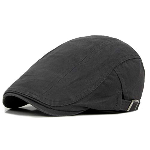 Fasbys - Gorra plana de algodón para hombre, diseño de hiedra Gatsby Newsboy