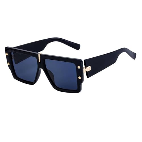 Lunettes de soleil Steampunk à grande monture protectrice et verres teintés anti-éblouissement