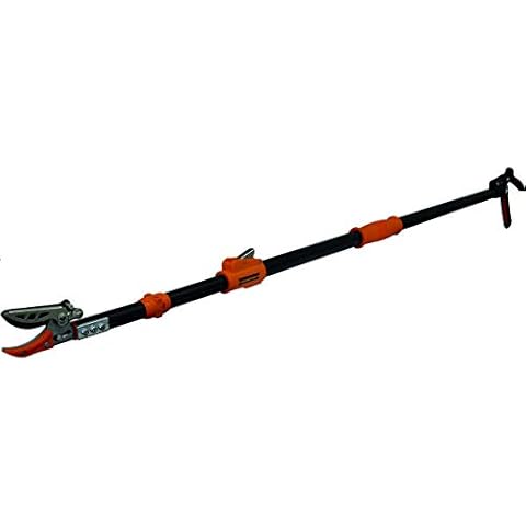 Telescopic Garden Leader, Pruner, Knight of The Rose, 137.5 x 9 x 3.1 cm, Black/Orange, 01410 Cover