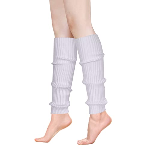 Image of ONUPGO Leg Warmers for Women 80s Party Accessories 80s Neon Knit Ribbed Leg Warmers Girls Junior Winter Leg Warmers Socks