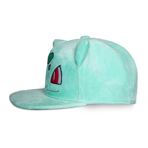 Gorra de Bulbasaur Pokémon ajustable que evita el calor del sol directo 2