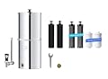 Waterdrop 2.25G Gravity-fed Water Filter System with Sight Glass Spigot, NSF/ANSI 42&372 Standard, PFAS, Chlorine and Lead Reduction, for Home, Camping, Off-Grid, Emergencies, King Tank Series, with 6