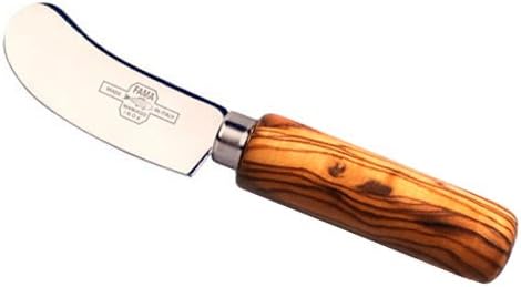 Olive Wood Butter Knife Spreader 15 cm by Mastro Leonardo - Handmade in Italy