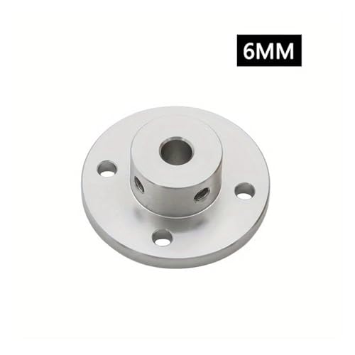 Accouplement à bride rigide 6mm pour aligner un arbre de moteur en acier sans jeu