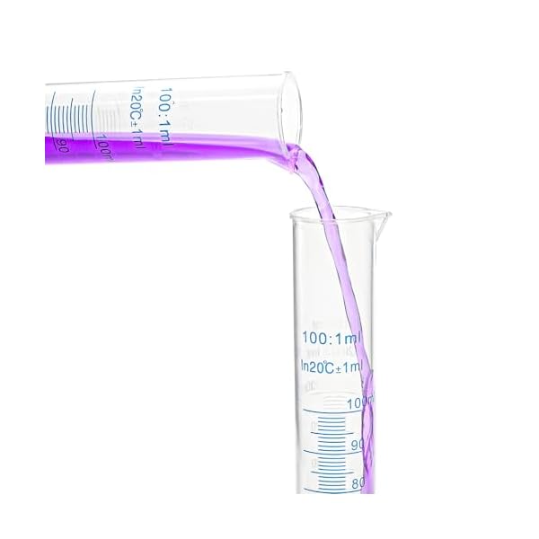 Bekith-12Pack-100ml-Plastic-Graduated-Cylinder-Clear-Scientific-Measuring-Cylinder-with-Stable-Base-2-Sided-Marking-Lab-Cylinders-for-Home-and-School-Science-Laboratory-Supplies Bekith-12Pack-100ml-Plastic-Graduated-Cylinder-Clear-Scientific-Measuring-Cylinder-with-Stable-Base-2-Sided-Marking-Lab-Cylinders-for-Home-and-School-Science-Laboratory-Supplies