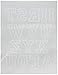 2-Inch Iron-On Jersey Letters in White Open Style