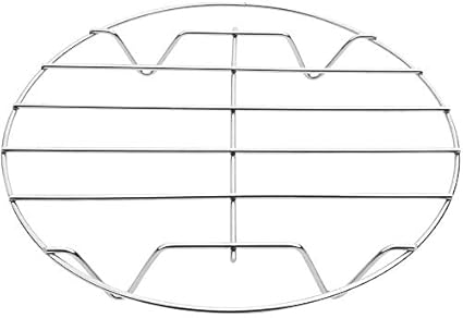 INDIAN DECOR. 31475 Cooking Rack Round 304 Stainless Steel Baking and Cooling Steaming Rack W Stand Cookware