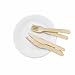 ECODAISY® Set Piatti di carta 23 cm, 300 pz Piatti biodegradabili, Piatti usa e getta, Set posate in legno,