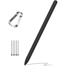 TiMOVO S Pen لسلسلة Samsung Galaxy Tab S10 FE / S9 FE مع ممحاة ، قلم Stylus مع 5 أقراص بديلة ، كتابة دقيقة ، رفض النخيل ، الامتزاز المغناطيسي ، أسود