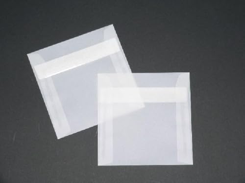 Briefumschläge Offset transparent 215x215mm 100g/qm HK VE=100 Stück weiß