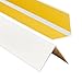 Produktbild ProfiPVC Winkelprofil 50x50mm, Kunststoffwinkel aus PVC-Gummi - selbstklebend Kantenschutzprofil, elastischer Kantenschutz - Eckschutzprofil, einfache Montage - 70cm, Weiß
