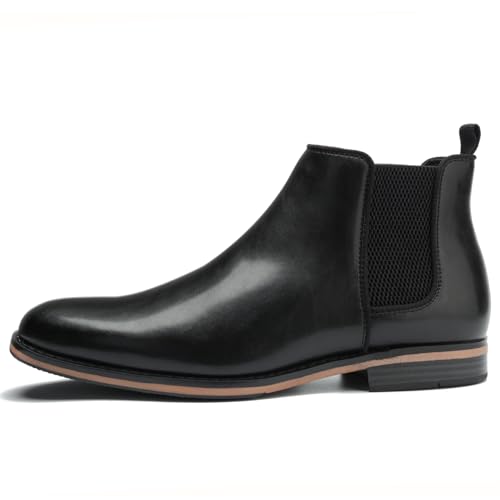 Image of Cestfini Men Chelsea Boots Casual Suede Dress Boots Comfortable Oxfords Ankle Boots for Men