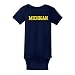 Michigan Wolverines Basic Block Creeper - 6 Months - Navy