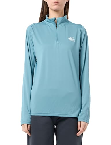 THE NORTH FACE Flex 1/4 Zip Graphic 1 Sudadera para Mujer Algae Blue XS