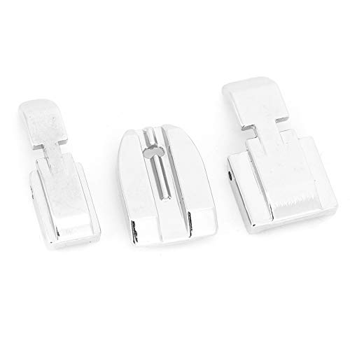 3 Piezas Pie Prensatela Invisible Acero Inoxidable miniatura 2