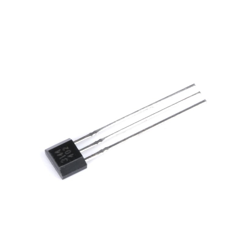 40PCS A3144 3144 Sensor de efecto Hall Detector magnético 3Pins A3144 ...