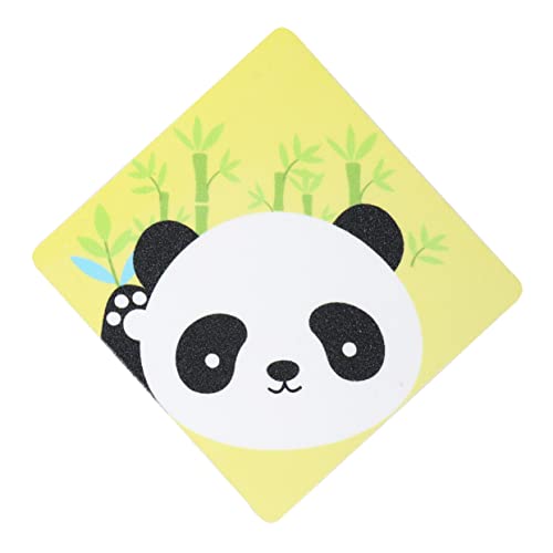 SOLUSTRE 6Pcs Cartoon Bathtub Stickers Slip Self Adhesive Decals for Safety Bathroom Non Slip Tub Paster Panda Pattern for Home Use