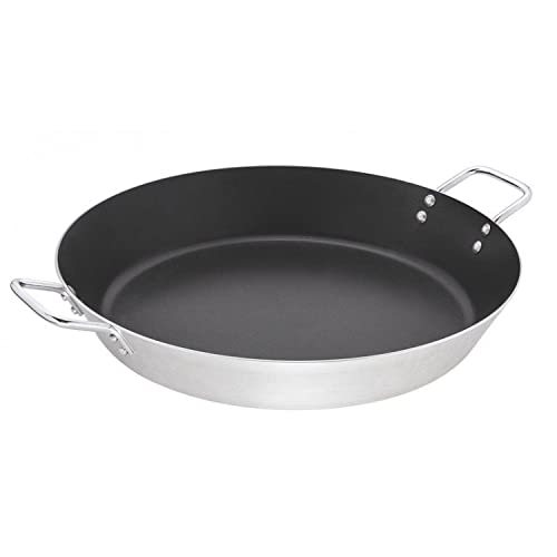 La mejor selección de Paelleras los 5 más buscados. 40 TRAMONTINA - Paellera Frigideiras Profissionais, Aluminio Antiadherente, con Acabado Lijado Externo, Asas de Acero Inoxidable, para Uso Diario, Alta Durabilidad, Color Rojo,...