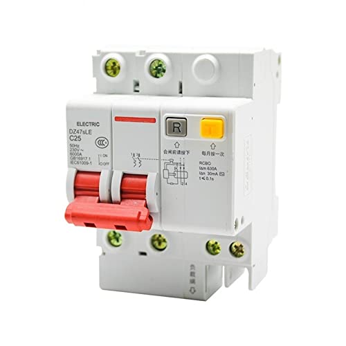 MCB RCBO DZ47SLE disjoncteur différentiel 2P 230V type C pour rénovation électrique