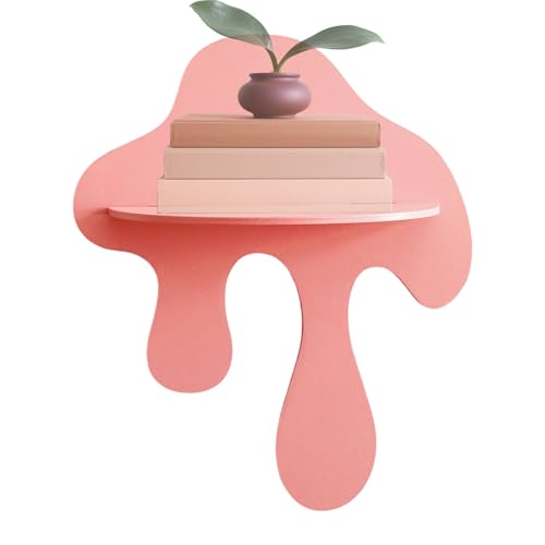 Estantes de madera para pared - Soporte decorativo en forma de gota para casa | estantes flotantes de exhibición para habitación infantil, para casa, apartamento, habitación de los niños, sala de