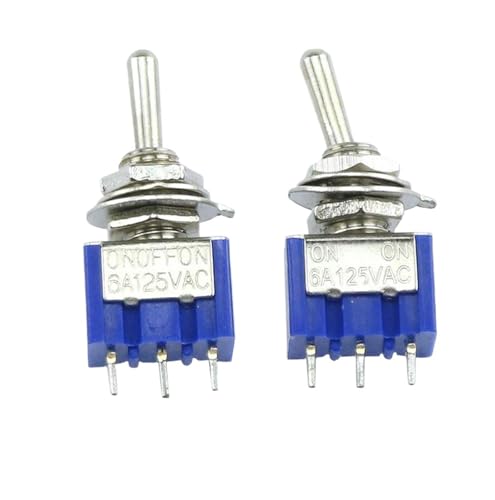Mini interrupteur levier MTS-103 avec inverseur tripolaire 6A