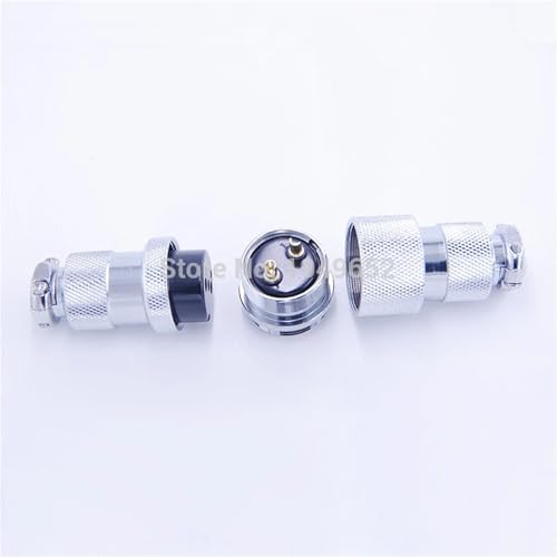 Conector circular GX25D de 25 mm con estructura metálica y pines de alta precisión 6