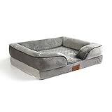 JEMA Orthopedic Dog Bed,Washable XL Dog Bed for Large Medium Dogs,Memory Foam Dog Bed with Removable