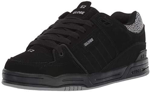Image of Globe Men's Fusion Skate Shoe, Black /Black /3M Pebble, 6.5 Medium US