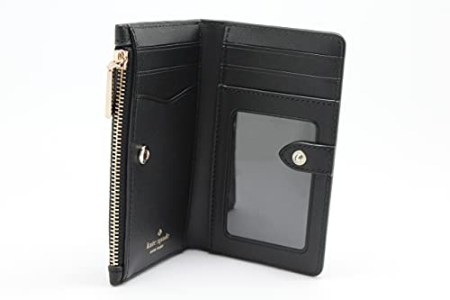 Kate Spade New York Leila Small Slim Bifold Wallet Black #TOP6