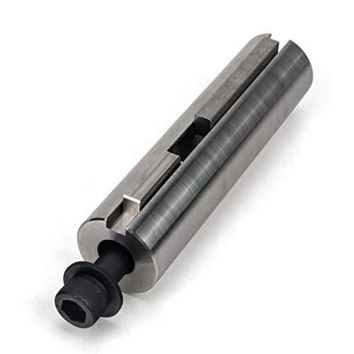 3Mirrors Engine Pulley Crank Shaft Sleeve Adapter Extended 1 To 1 1/8 Inch 1/4" Key Gas Stainless Steel 304 Shaft Adapter #TOP2