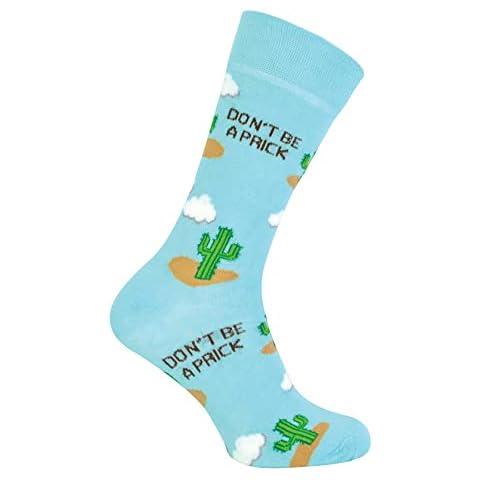 Urban Eccentric - Novelty Offensive Jokes / Rude Socks | Gift Socks with British Humour (6-11, Don’t Be A Prick) Cover