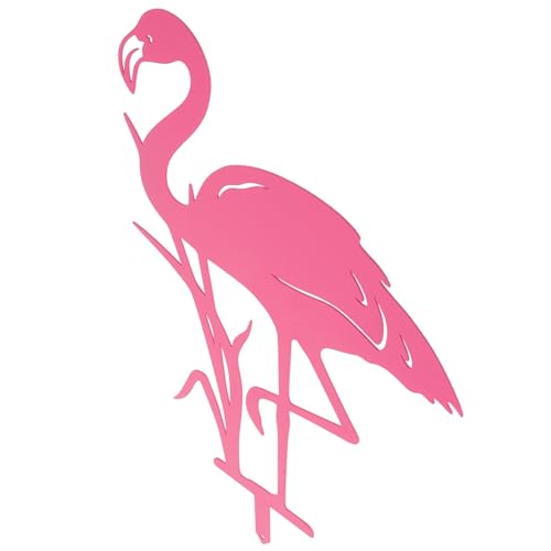 Veemoon Metal Flamingo Gartenstecker aus Wetterfestem Metall Flamingo Gartendeko für Terrasse und...