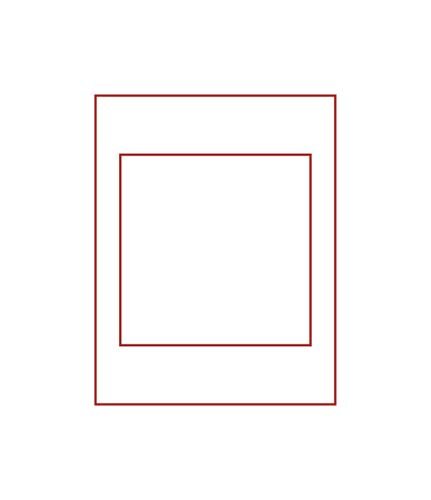 Lindner 2211E Velourseinlage rot Ø 150 mm suave base circular de terciopelo