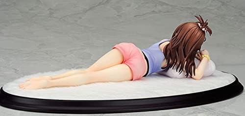 Miniatura 3 de Figura de acción de PVC para dormir de 8.7in, edición limitada de anime Long to Love Ru Darkness Yuuki Mikan Kawaii, colección de muñecos de regalo,