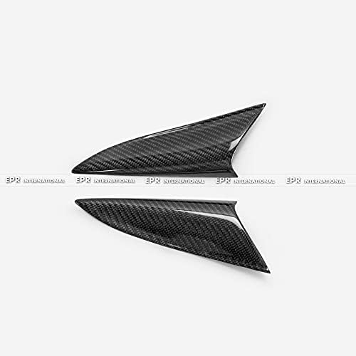 For TOYOTA 2015-2018 Prius ZVW50 V1 Type Headlight Eyebrow (Pre-facelift) Carbon Fiber Modified Tuned Tuning Car Body Parts Kits