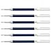 Produktbild PENTEL LR7 Ersatzminen für Energel Point 0,7, Strichstärke 0,35 mm, Nachtblau, 6 Stück