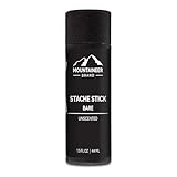 Mountaineer Brand Unscented Stache Stick | Made with Natural Ingredients West Virginia | Firm & Long Lasting Hold | Mustache Wax | Moustache Shape & Styling | Beard Wax for Men | 1.5oz