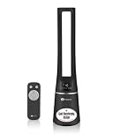 PureMate 2-in-1 Bladeless Tower Fan & air purifier with HEPA Filter, 10 Speed Settings, Portable Ultra Quiet Standing Fan with Remote Control, Digital Display, Powerful Air Cooling for home & office