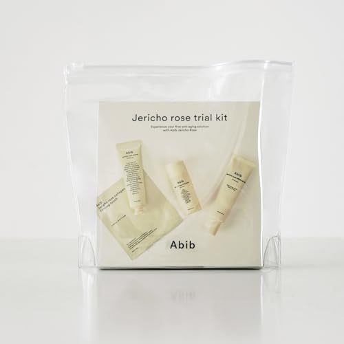 Image of Abib Jericho Trial Kit, Travel Kit | Korean Skincare, Toner Pads, Cream, Serum, Travel Essentials, Gift Set, Beige