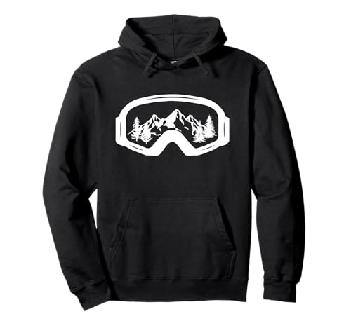 Ski Snowboard Ski Goggles Snow Winter Sports Skiing Pullover Hoodie