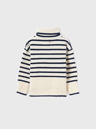 Abel & Lula Stripes Jumper for Girls Navy2