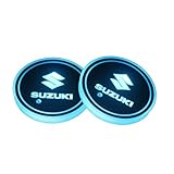 QWTYAFDD 2 Pièces sous-Verre Voiture, pour Suzuki Vitara 2016-2023 2024 2025 Dessous de Verre de Voiture Antidérapants Auto Intérieur Accessoires