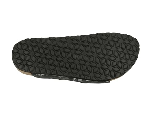 Lico Bioline Leave Damen Pantoletten, Schwarz, 42 EU