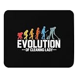 Tappetino per mouse 22,1 x 18 cm tappetino per mouse novità detergenti faccende domestiche pulizie pulizie umoristiche manutenzione personale steward keeper