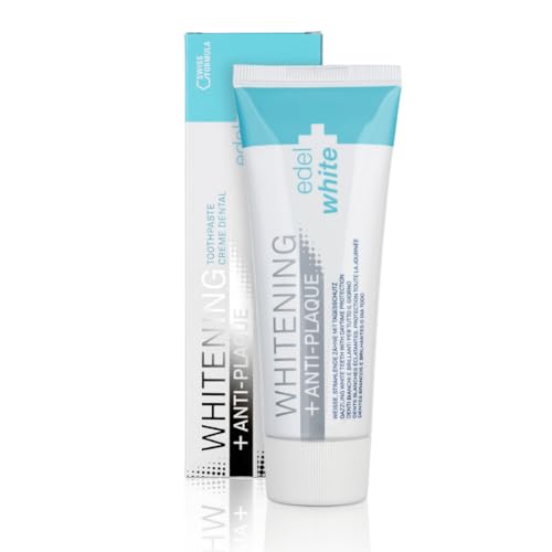edel + witte anti-plaque + whitening tandpasta 75ml