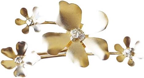 シルソワ メタルフラワーイヤーカフ